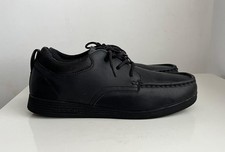 McKenzie Parkin Junior Lace Up School Shoes Black Size UK 7