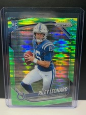 2025 Panini Riley Leonard Green Pulsar Colts RC #342