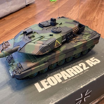 Tokyo Marui 1/24 RC Leopard 2 A5 battle tank operation confirmed Tokyo Marui 1/24 RC Leopard 2 A5 battle tank operation confirmed