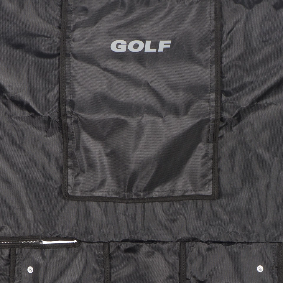 Cubierta de asiento negra con logotipo de golf Volkswagen Golf & Golf Sportwagen MK7 y Alltrack Foto 3 de 4