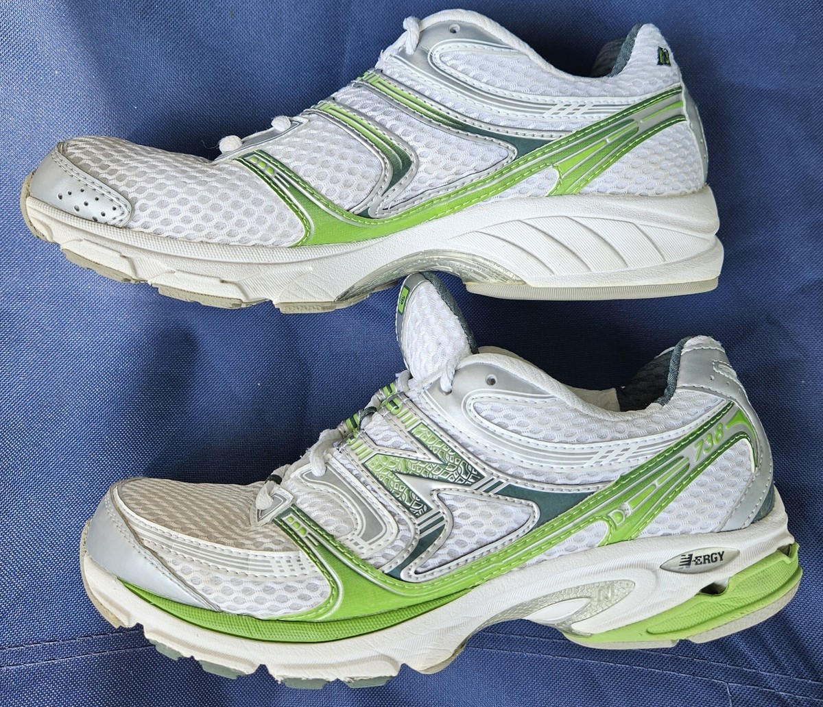 New balanceメンズスニーカー New Balance WOMEN'S 8 B 738 V1 Running Shoes White WR738WG Low Top