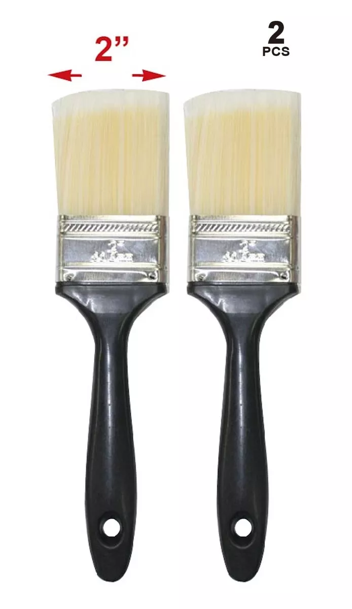 Wall Paint Brush 2 Inches Suitable for Water and Oil Based Applications, 2  Piece