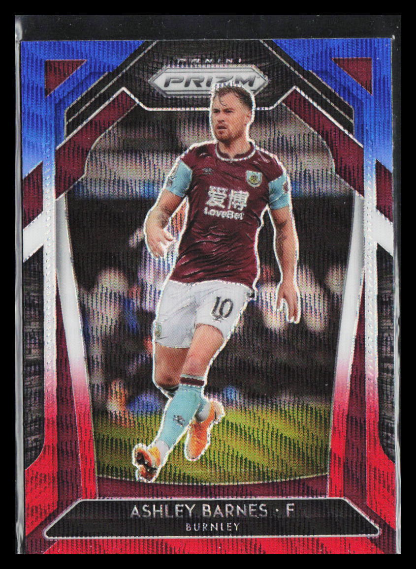 2020-21 Panini Prizm Premier League Ashley Barnes #59 Red White and Blue Prizm