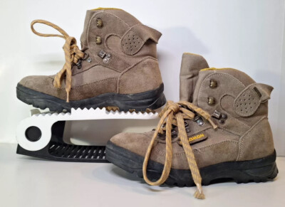 Salomon Contrapgrip Suede Leather Women's Gore-Tex Hiking Boots Size 8 Vintage