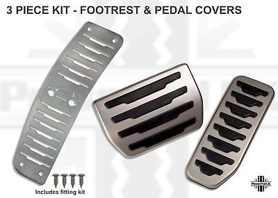 Kopen 3pc Foot Rest/Pedal Cover Kit For Land Rover Freelander 2 Auto RHD Alloy