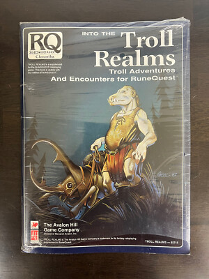 Avalon Hill Runequest INTO the TROLL REALMS  SW Chaosium Glorantha New Sealed