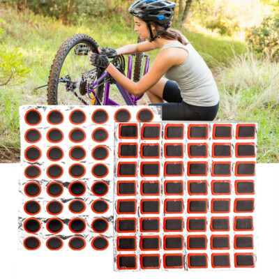 48/96 Stück Fahrrad Flickzeug Schlauch Reparatur Reifenpanne Flickzeug Reparatur