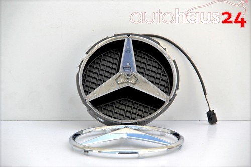 MERCEDES BENZ W205 C CLASS GENUINE OEM ILLUMINATED STAR GRILL STAR LOGO EMBLEM - Picture 2 of 6