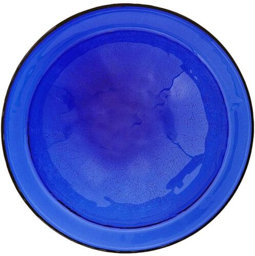 Achla Designs Crackle Glass Bowl, 12-in, Cobalt Blue New - Picture 1 of 1