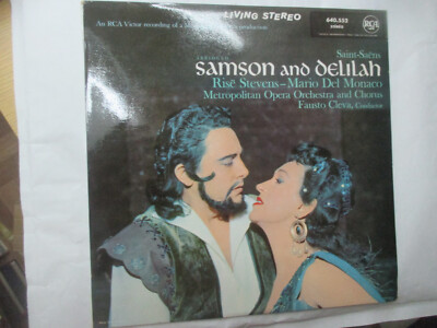 LP 33 T Saint-Saens Samson et Dalila Rise Stevens Mario Del Monaco RCA