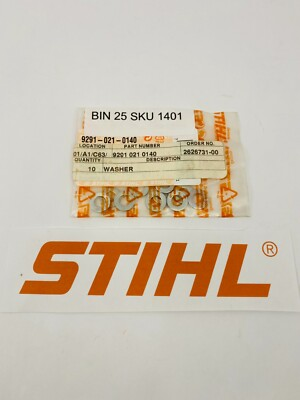 #ad #ad New Genuine STIHL OEM Washer #9201 021 0140 10pcs $13.49