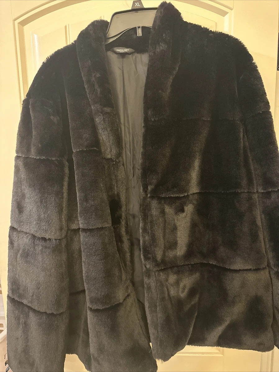 Vera wang faux fur cheap coat