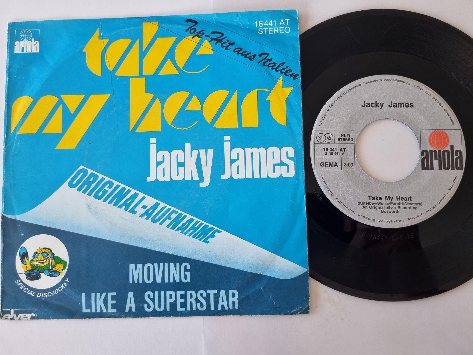 7"" Single Jacky James - Take my heart Vinyl Germany