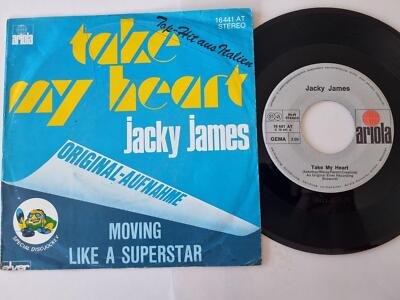 Jacky James - Take my heart 7'' Vinyl Germany