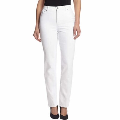 Gloria Vanderbilt Ladies' Amanda Stretch Denim Jeans   White (Select Size)