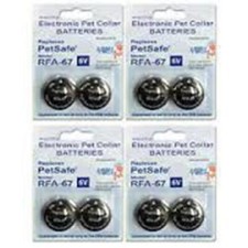 High Tech Pet RFA-67D Replacement 6V Battery Replaces RFA-67 4 x 2 Packs