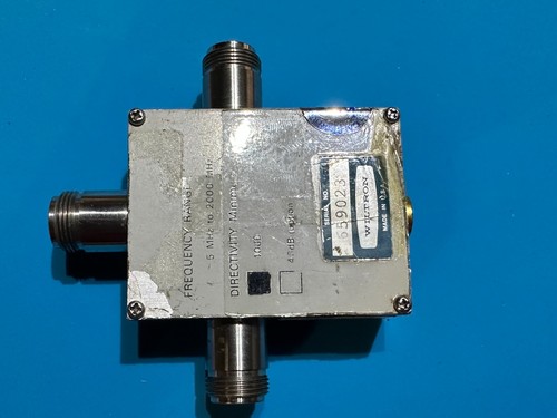 WILTRON 60NF50 SWR Bridge 5-2000 MHz 2GHz 40 dB directivity 50 ohm N connectors - Picture 1 of 5