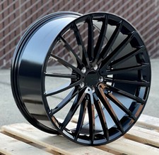 20 Staggered S580 Style 5x112 Gloss Black Wheels Fits Mercedes E550 S430 S550