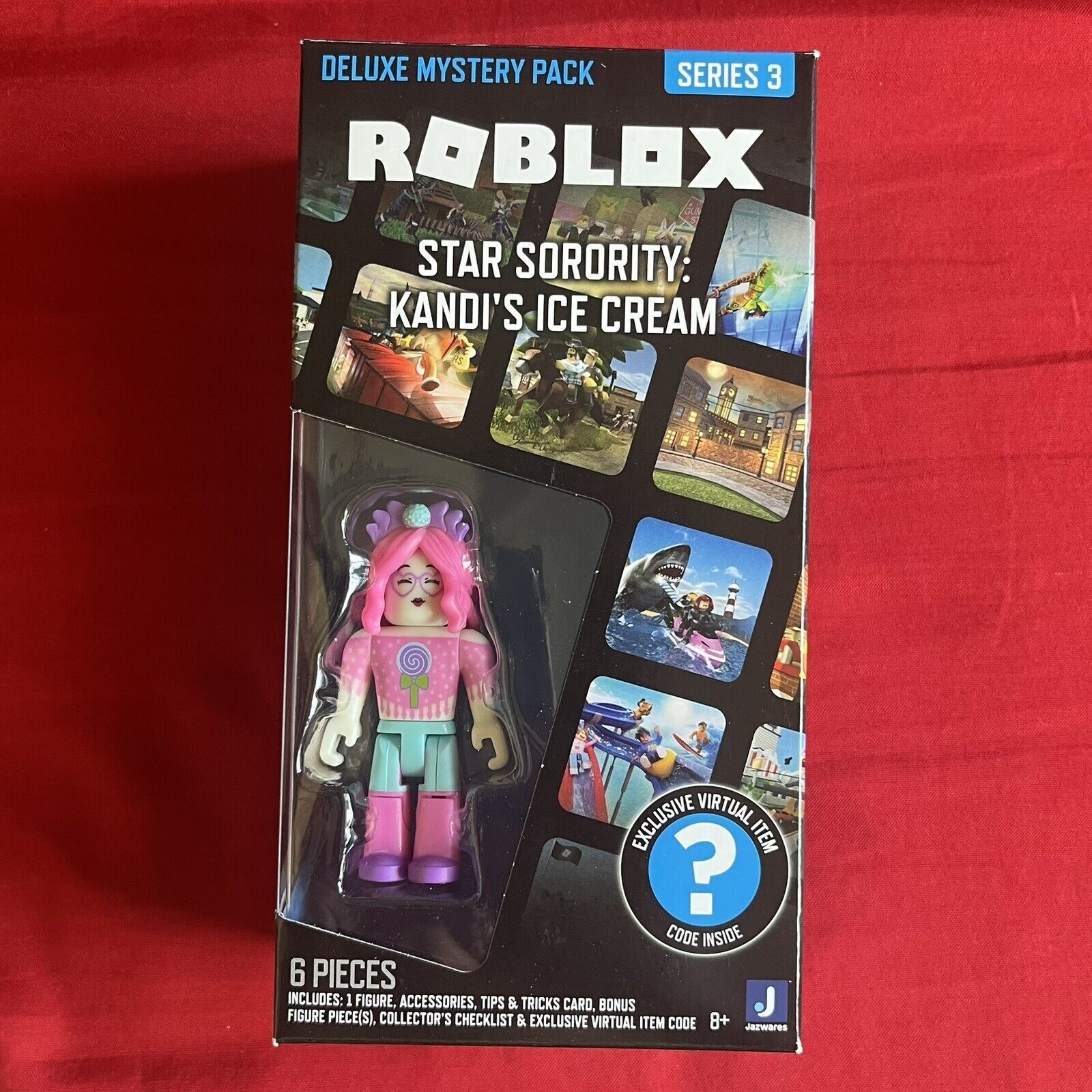 Roblox Toy Code Series 3 Star Sorority Kandi's Sprinkle Face Sent by Message