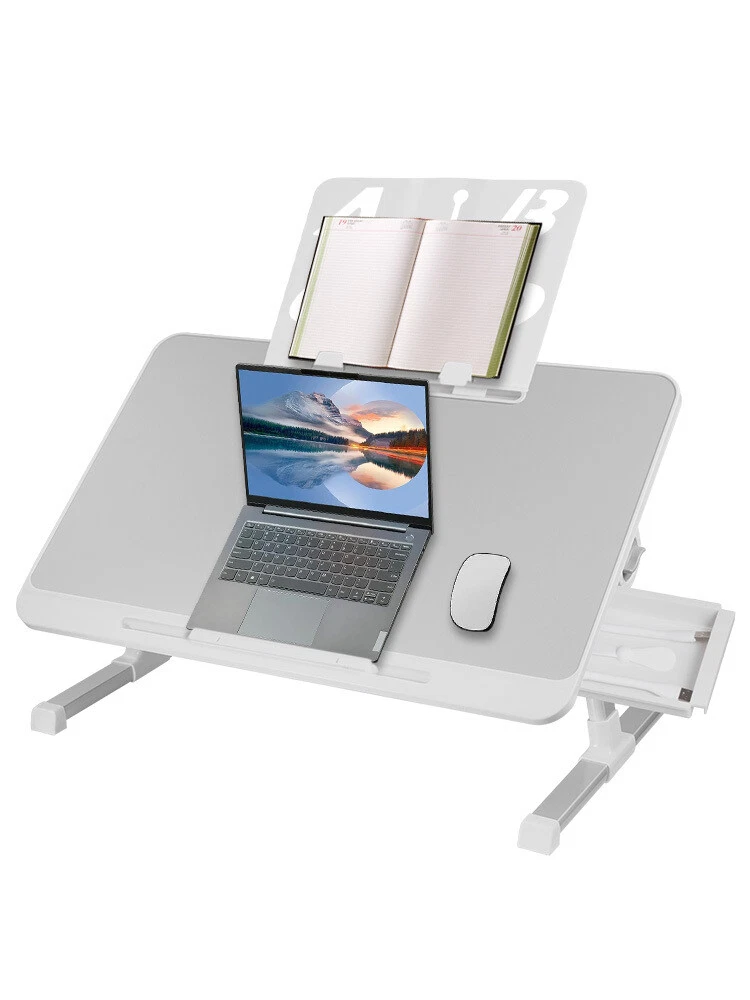 Ergonomic Aluminum Laptop Stand Adjustable Height Portable Riser Holder