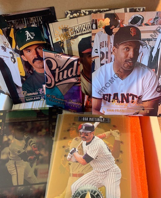 1994 Leaf Studio 220 Card Set+3 Insert Sets+Bonds Promo+Wrapper Free Shipping