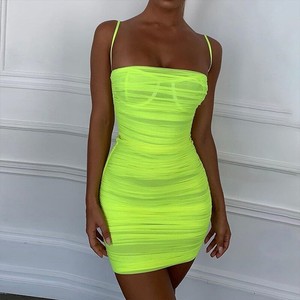 ruched club dress
