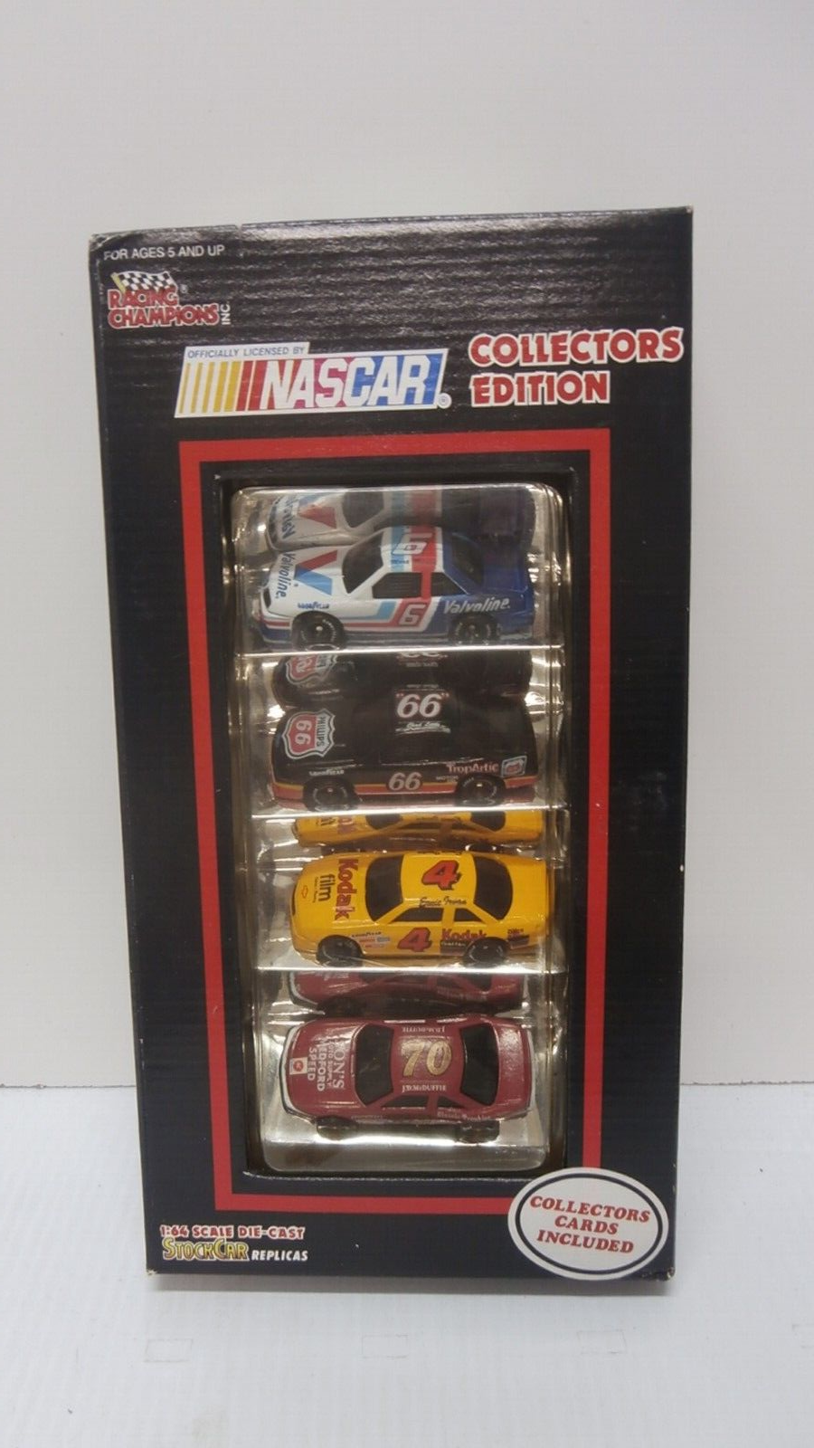 1992 NASCAR Racing Champions Collectors Ed. 1:64 Diecast 4 Stock Car Replicas