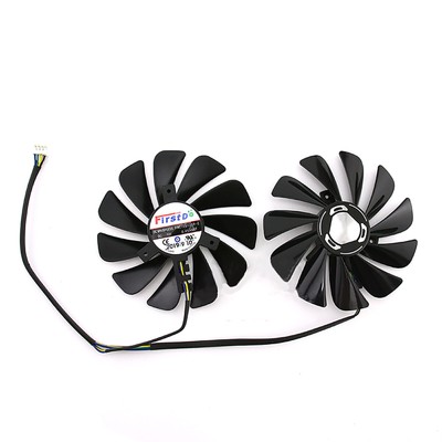 For XFX RX 5600XT 6GB RX5500 XT Graphics Card Cooling Fans Radiator Cooler 2PCS