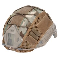 Taktisch MilitäR Camo Helmbezug FüR Airsoft Jagd Headwear Armee Schnell Helm