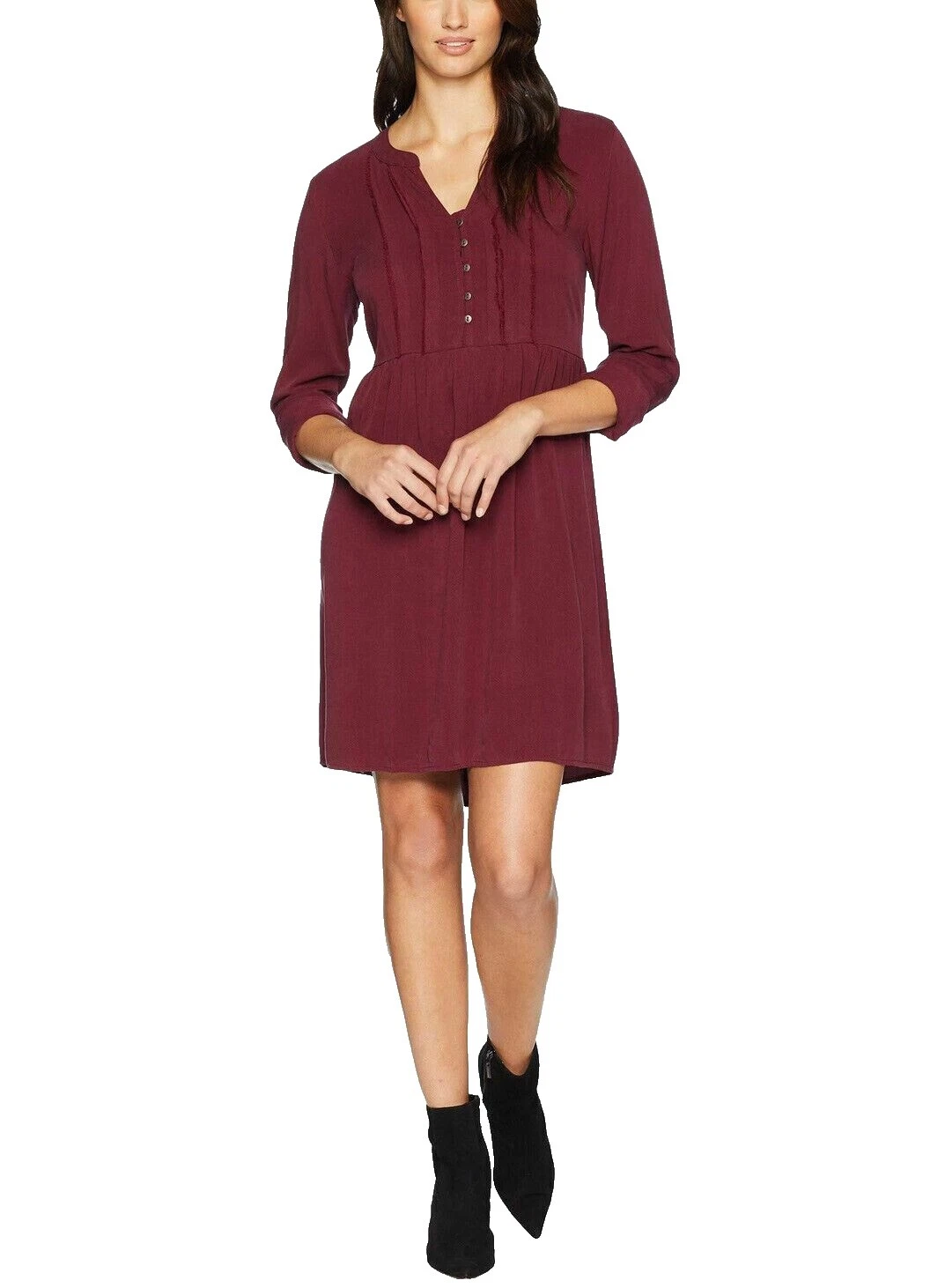 Cotton Solid Shift Dresses for Women