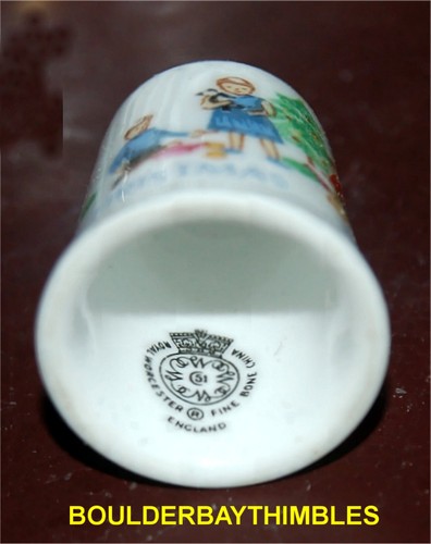 FINGERFINGERHUT ROYAL WORCESTER - WEIHNACHTEN 1981 ENGLAND - Bild 6 von 6
