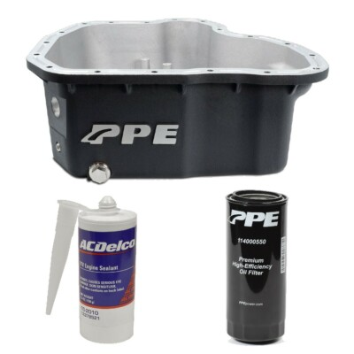 #ad PPE Black Deep Oil Pan amp; Filter With ACDelco RTV Sealant For 11 16 6.6L Duramax $399.99
