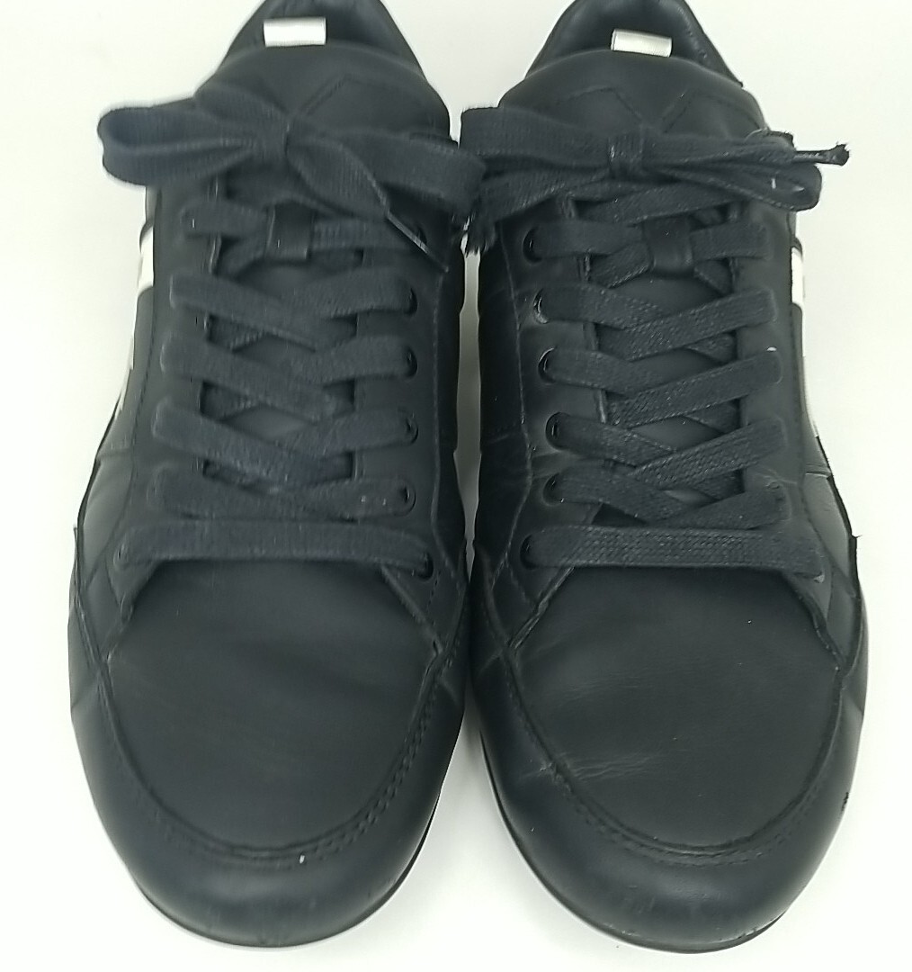 Lacoste Chaymon Sneaker Shoes Men's size 9.5 Black Leather thumbnail 8