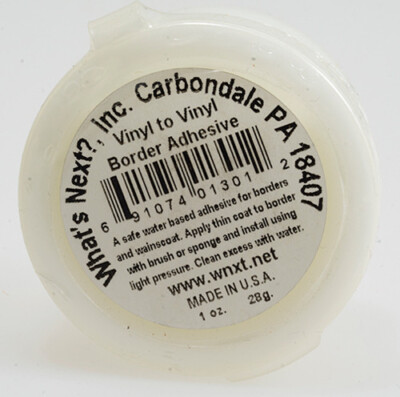 4 oz of Vinyl to Vinyl Border Adhesive Glue by What's Next?