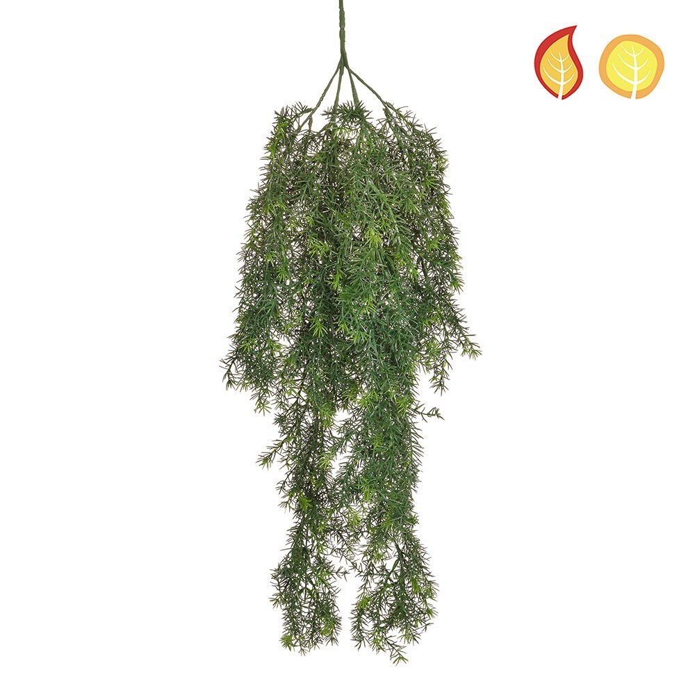 Artificial Springeri Asparagus Fern Trailing 85cm Fire Retardant UV Treated