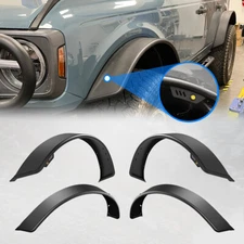 Upgrade For 2021 2022-2025 Ford Bronco Steel Front Rear Fender Flares Full Kits