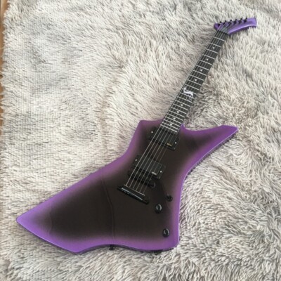 James Hetfield Snakebyte Explorer Electric Guitar Purple Bone Nut