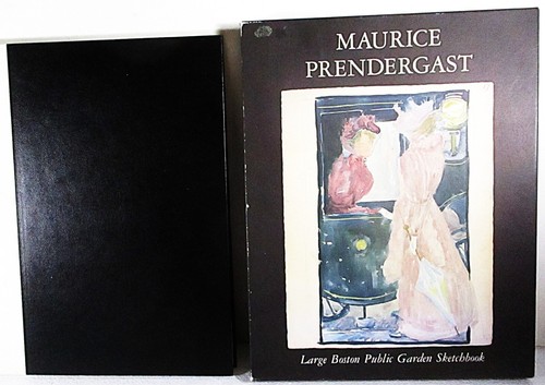 MAURICE PRENDERGAST "LARGE BOSTON PUBLIC GARDEN SKETCHBOOK" W/SLIP CASE 1987