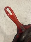 Large Le Creuset Cast Iron Skillet Fry Pan ~11” Red Enamel – Made in France — photo 7