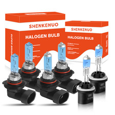 For 1999-2002 GMC Sierra 1500 2500 -Combo 6x Halogen Headlight Fog Light Bulbs