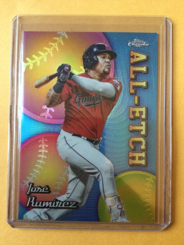 2024 Topps Chrome Jose Ramirez All-Etch insert Cleveland Guardians CAE-17