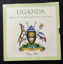 Uganda - 1987 - Brilliant Uncirculated Coin Set - Royal Mint