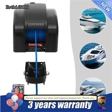 45 LBS Boat Anchor Winch Electric Marine Winch With Wireless Remote Free Fall