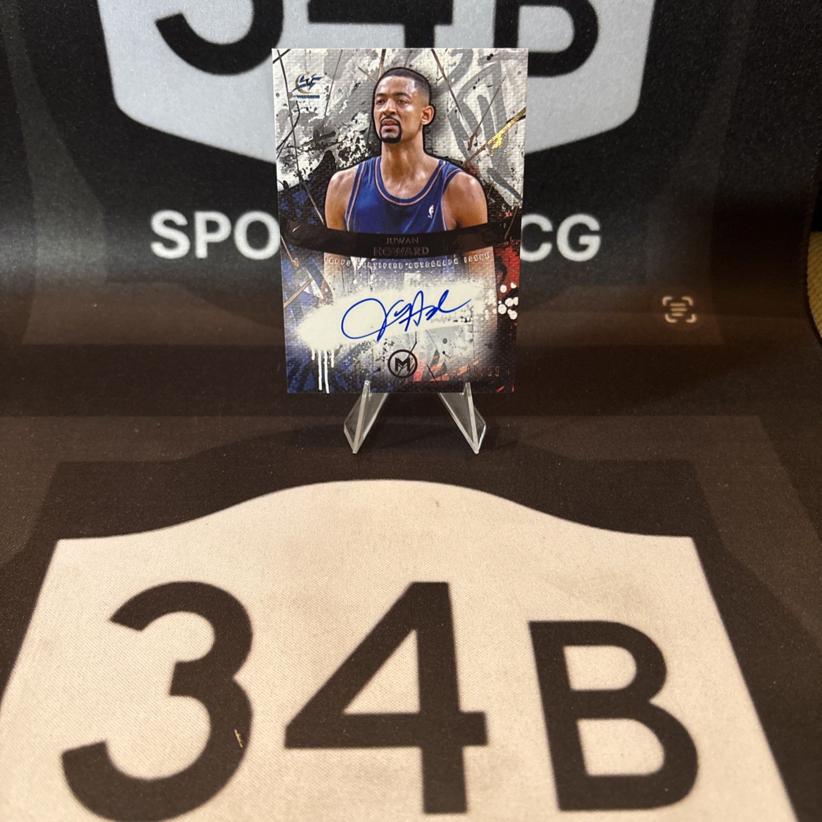 2025-26 Topps Motif Juwan Howard Spray Paint Signatures Auto #/99 Wizards