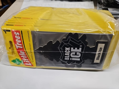 #ad Little Trees Hanging Car amp; Home Air Freshener Black Ice 30 Pack Free Shipping $26.80