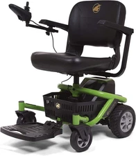 LiteRider Envy Lightweight Power Wheelchair, Premium High Back Seat,...