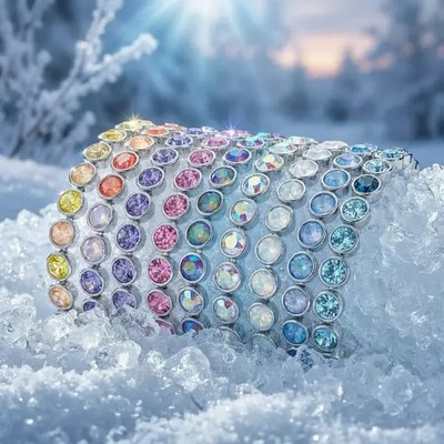 Touchstone Crystal By Swarovski Ice & Glam Bracelets - Choose Color Style -  