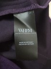 New WHBM White House Black Market Size 4 Purple Deep Amethyst Suede Shirt Blouse — photo 9
