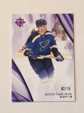Keith Tkachuk 2023-24 Ultimate Collection Legends Purple /15 #93 STL Blues