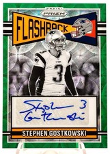 2025 Panini Prizm Stephen Gostkowski Flashback Auto #/75